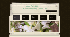 Desktop Screenshot of islandparktrees.com